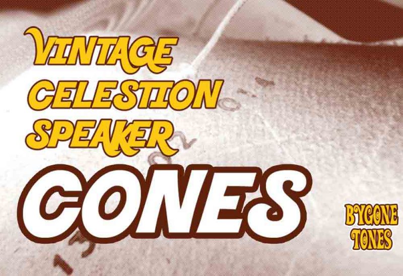 Vintage Celestion Guitar Speaker Cones